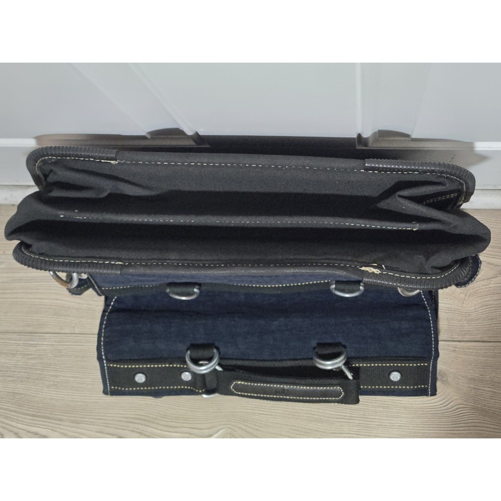 Kipling Bag Laptop Luggage Dual‎ Buckles Lock Plastic Insert Handle Blue Case - Picture 12 of 13